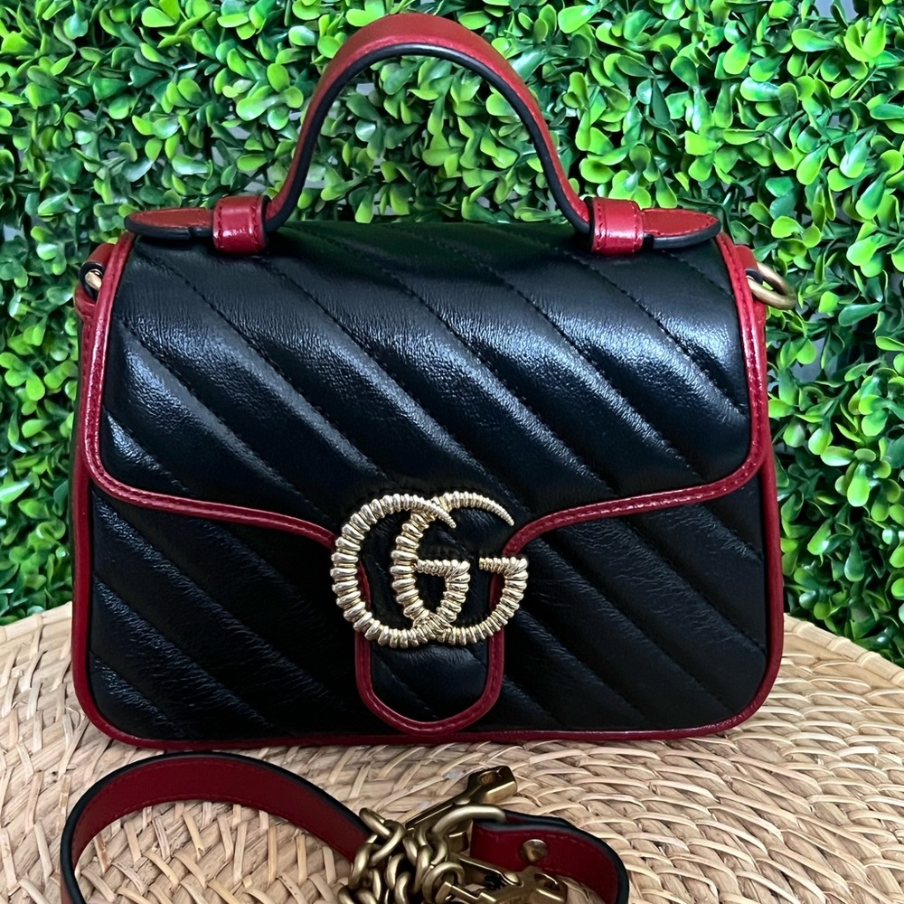 New Gucci Marmont Mini Top Handle